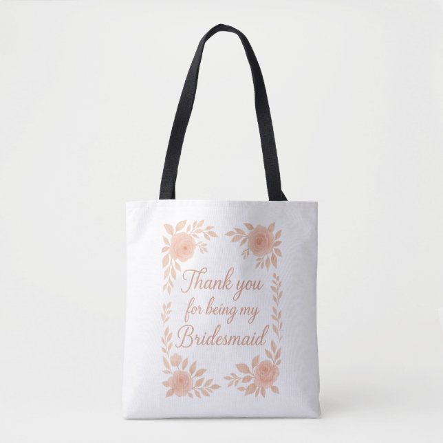 Tote Bag Merci d'être ma servante d'honneur - cadeau de la  (Devant)