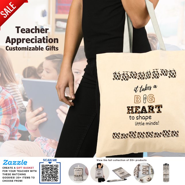 Tote Bag Merci Meilleur enseignant Citations personnalisées (Créateur téléchargé)