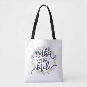 Tote Bag Mère de la calligraphie Mariage de la mariée Sa