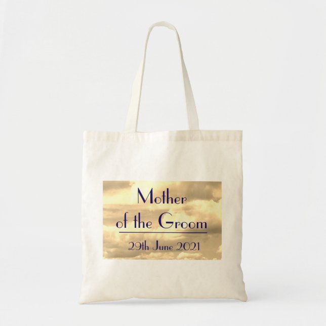 Tote Bag Mère de la chambre Art déco Sepia Cloud (Devant)