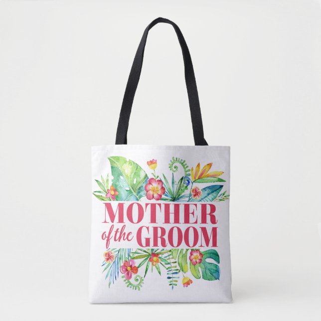 Tote Bag Mère de la Groom Destination Tropicale Mariage (Devant)