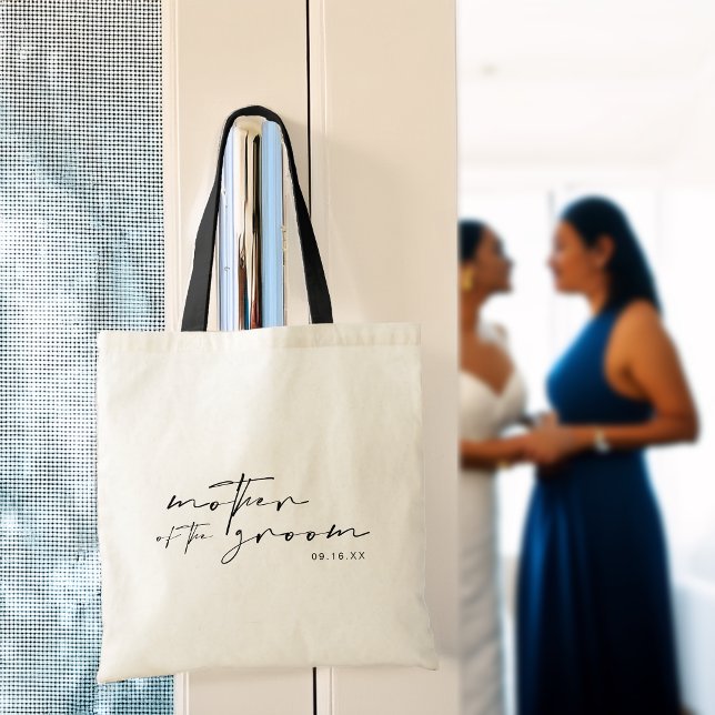 Tote Bag Mère de la mariée chic moderne (Chic Modern Mother of the Bride Tote Bag)