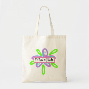 Tote Bag mère de la mariée colorée mariage