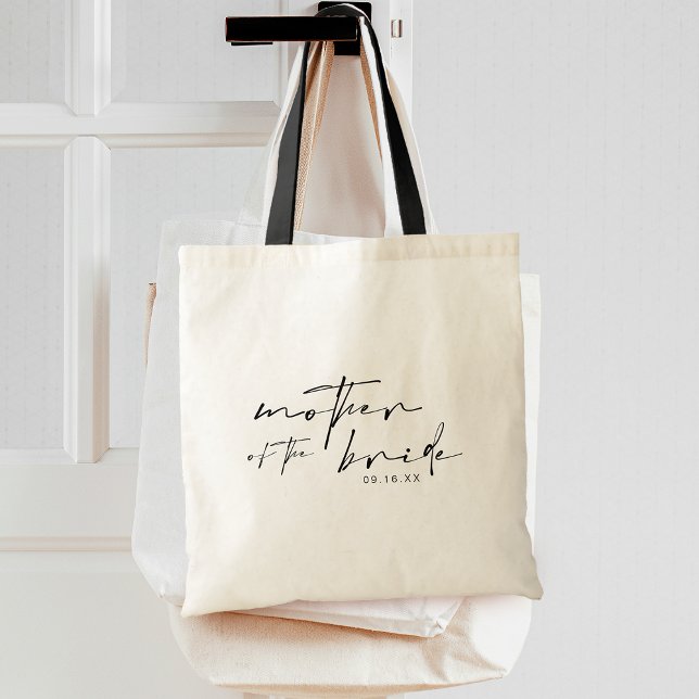 Tote Bag Mère de la mariée moderne chic (Chic Modern Mother of the Bride Tote Bag)