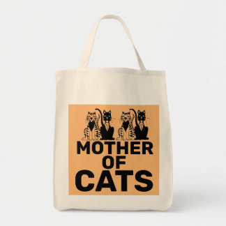 TOTE BAG MÈRE DES CHATS, CHAT MOM TOTES