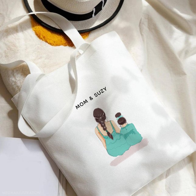 Tote Bag mère fille, jour des mères (Créateur téléchargé)