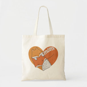 Tote Bag Mère Fox et bébé Fox amour