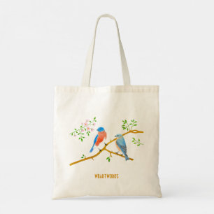 Tote Bag Merles bleus