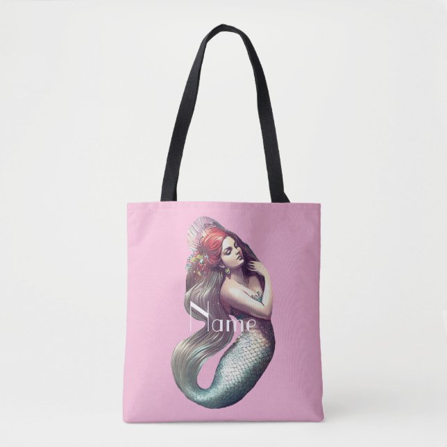 Tote Bag Mermaid Beauté de Redhead Thunder_Cove (Devant)