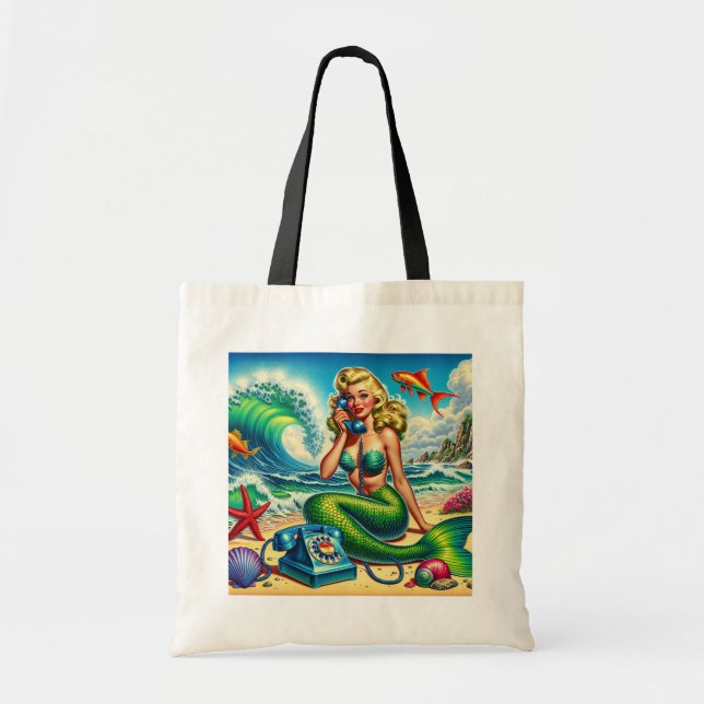 Tote Bag Mermaid Princess (Devant)