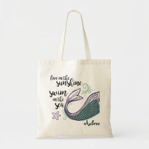 Tote Bag Mermaid Tail Fourre-tout