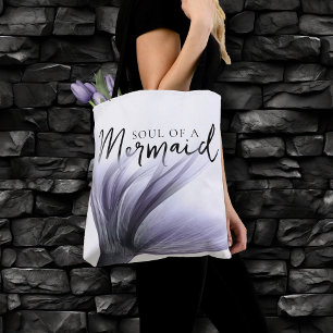 Tote Bag #MermaidLife âme d'une sirène Devis de queue