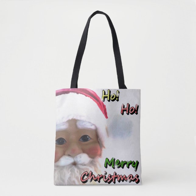 Tote Bag Merry Christmas Santa Clause (Devant)