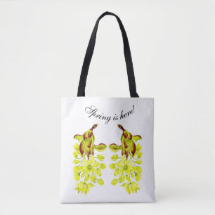 Tote Bag 'Merry Maples' sur une Fourre-tout (II)