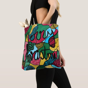 TOTE BAG MERRY NOËL NEUROGRAPHIQUE & NOIR LIGNE