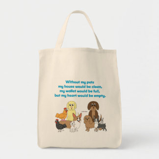 Tote Bag Mes animaux familiers