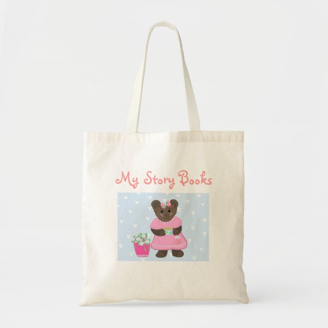 Tote Bag Mes livres d'histoire - Nounours (Devant)