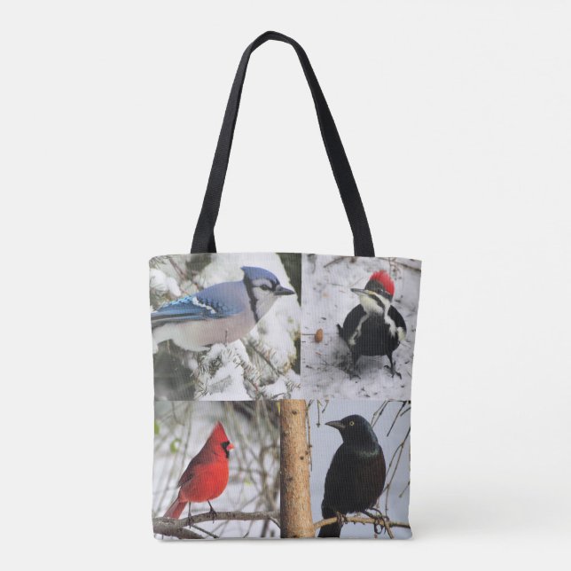 Tote Bag Mes oiseaux et mes amis furieux (Dos)