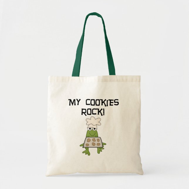 Tote Bag Mes T-shirts et cadeaux de roche de biscuits (Devant)