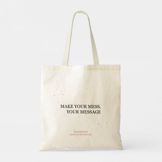 Tote Bag Message réversible fourre-tout (Dos)