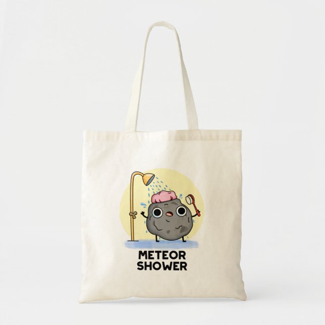 Tote Bag Meteor Douche Funny Science Pun (Devant)