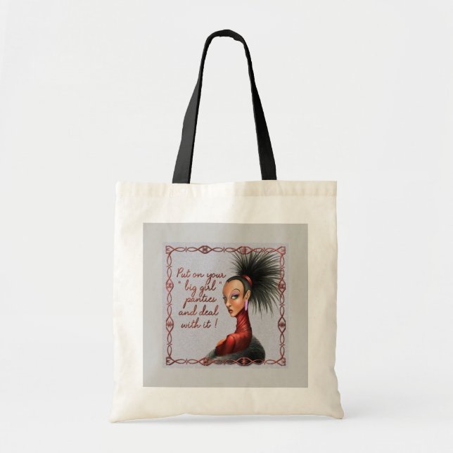 Tote Bag Mettez dessus vos grandes culottes de fille ! (Devant)