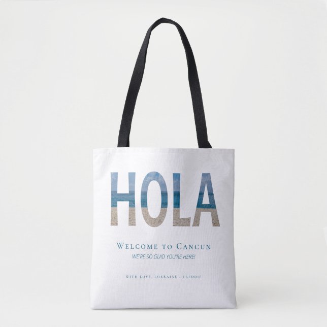 Tote Bag Mexique Destination Wedding Welcome Bag pour l'inv (Devant)