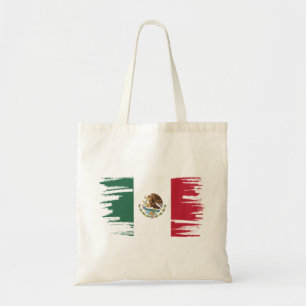Tote Bag Mexique Drapeau pinceau