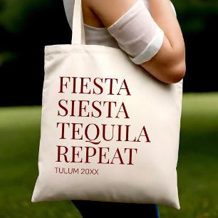 Tote Bag Mexique Mariage Bienvenue Fiesta Beach Bachelorett