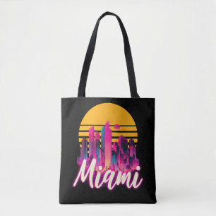 Tote Bag Miami au coucher du soleil