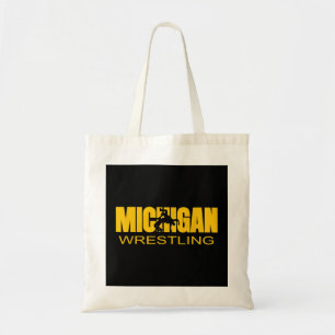 Tote Bag Michigan Lutte Freestyle Wrestler MI The Wolve