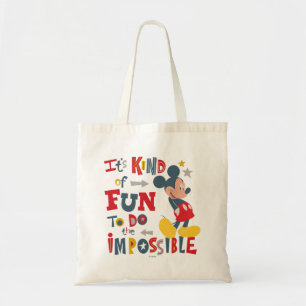 Tote Bag Mickey C'est amusant de faire l'impossible 2