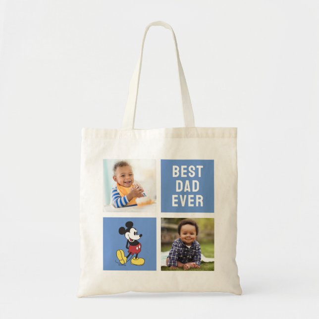 Tote Bag Mickey classique | Meilleur papa (Devant)