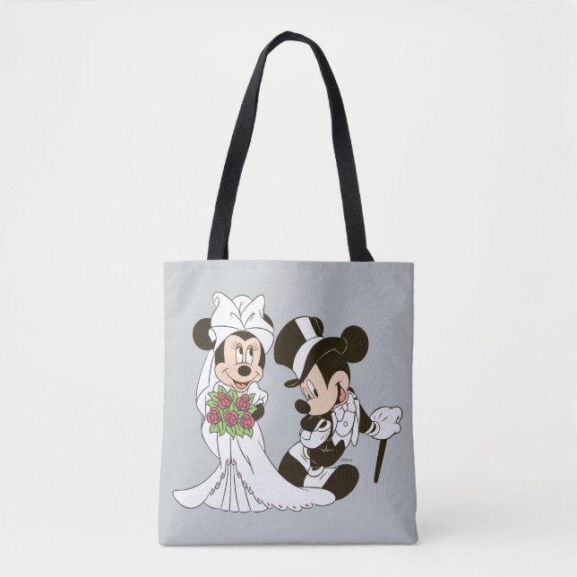 Tote Bag Mickey et Minnie Mariage | Se marier (Devant)