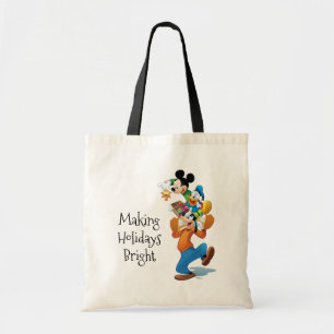 Tote Bag Mickey et ses amis Mickey décore l'arbre