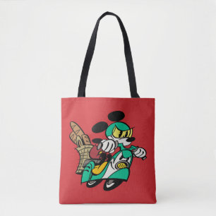 Tote Bag Mickey français Course à Vespa