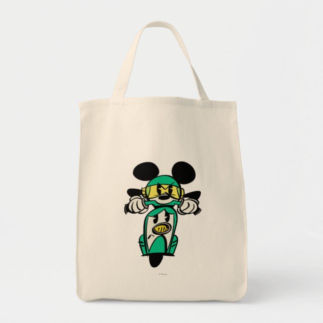 Tote Bag Mickey français | Droit devant à Vespa (Devant)