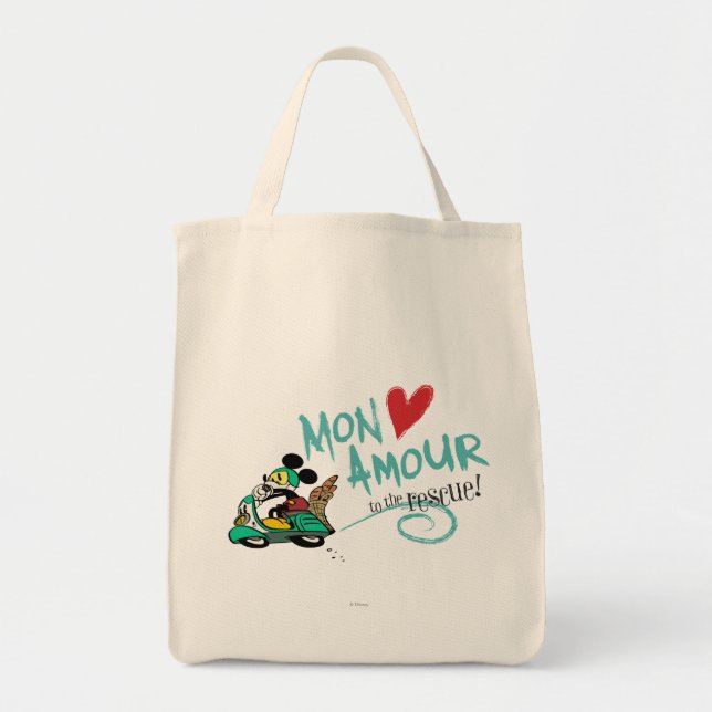 Tote Bag Mickey français | Mon Amour (Devant)