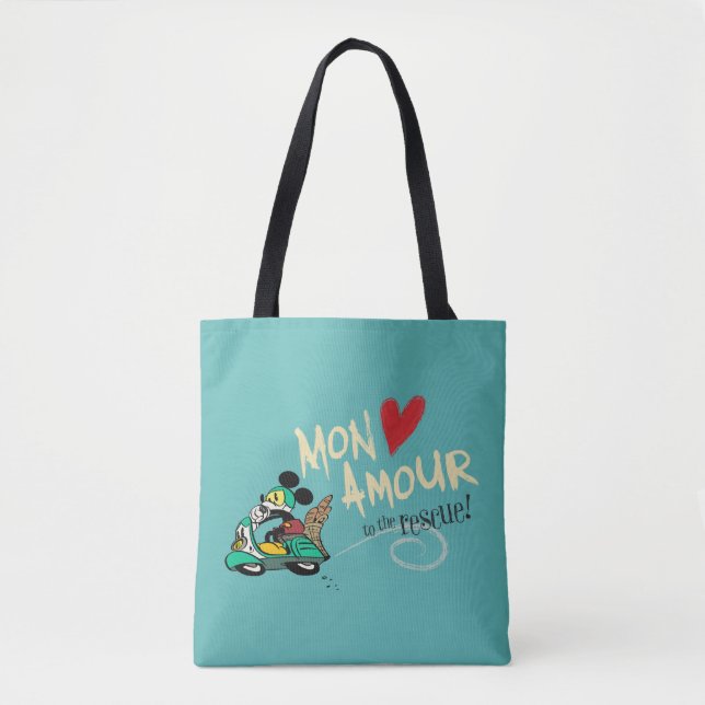 Tote Bag Mickey français | Mon Amour (Devant)