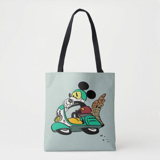 Tote Bag Mickey français | Vitesse Vespa (Devant)
