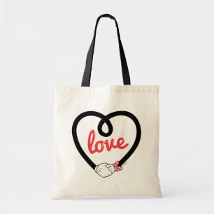 Tote Bag Mickey & Minnie   Amour du coeur