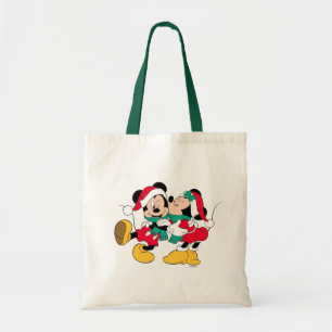 Tote Bag Mickey & Minnie   Christmas Kisses