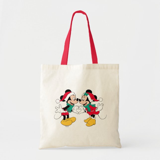 Tote Bag Mickey & Minnie | Christmas Love (Devant)