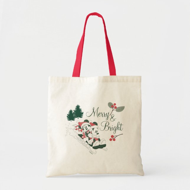 Tote Bag Mickey & Minnie | Merry & Bright (Devant)