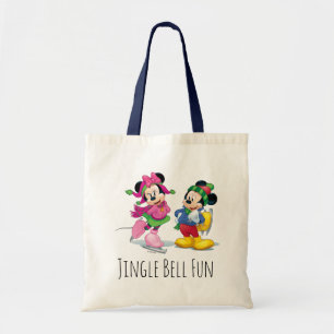 Tote Bag Mickey & Minnie Patinage sur glace