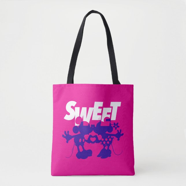 Tote Bag Mickey & Minnie Souris| Sweet! Saint-Valentin (Devant)