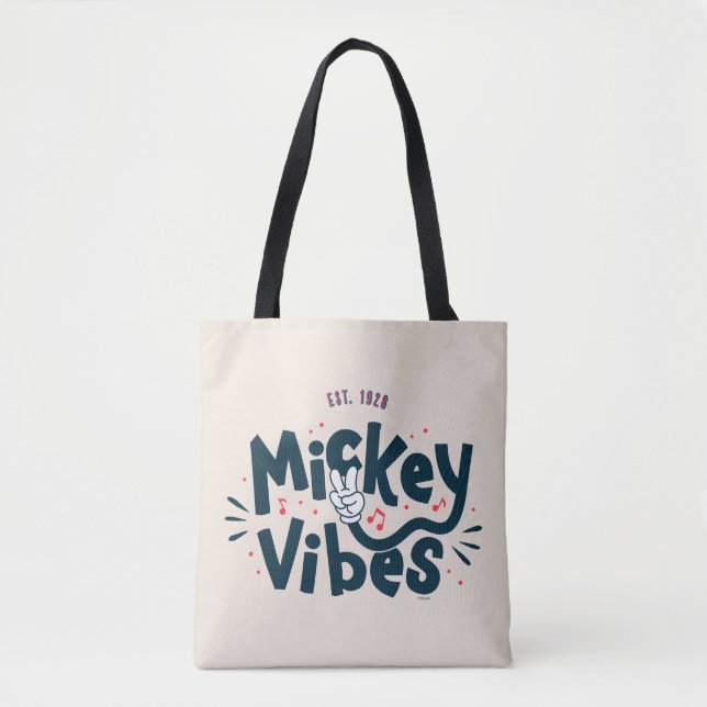Tote Bag Mickey Mouse | Mickey Vibes Est. 1928 (Devant)
