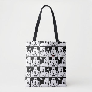 Tote Bag Mickey Mouse   Motif de grille