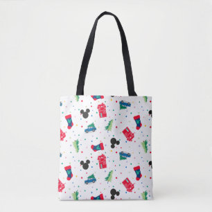 Tote Bag Mickey Mouse   Motif d'icône de Noël