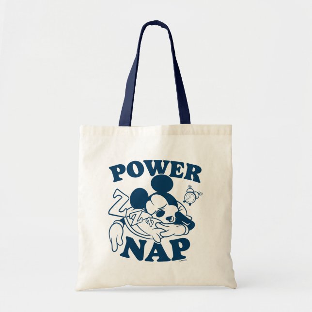 Tote Bag Mickey Mouse Power Nap (Devant)